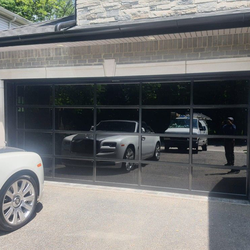 OUNA Heavy Duty Automatic Overhead Roll up Garage Door Aluminum Alloy Construction for Factory Warehouse and Commercial