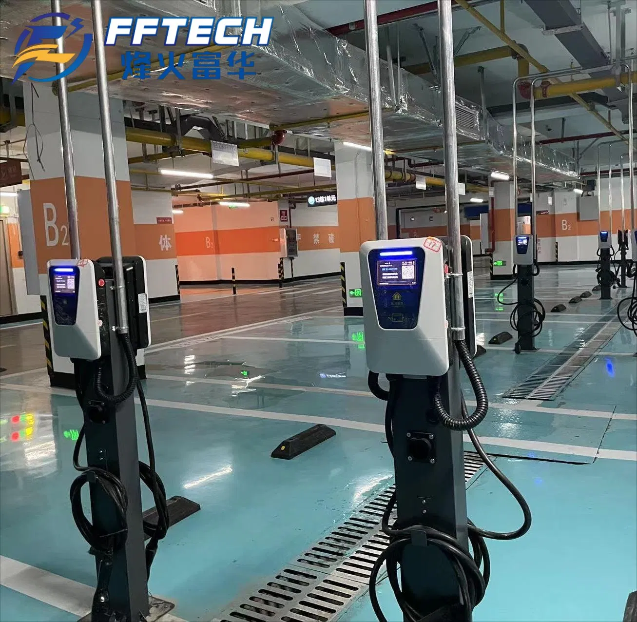 Byd 22kw with 5m Cable EV Charger Electric Vehicle Charging Point 7kw, 11kw, 22kw EV Charger