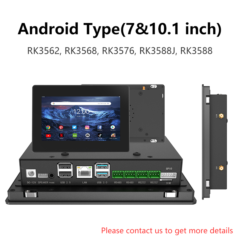 7 10.1 13.3 15.6 Inch LCD Industrial Touchscreen Monitors Touch Display Screen Rugged Industrial Display