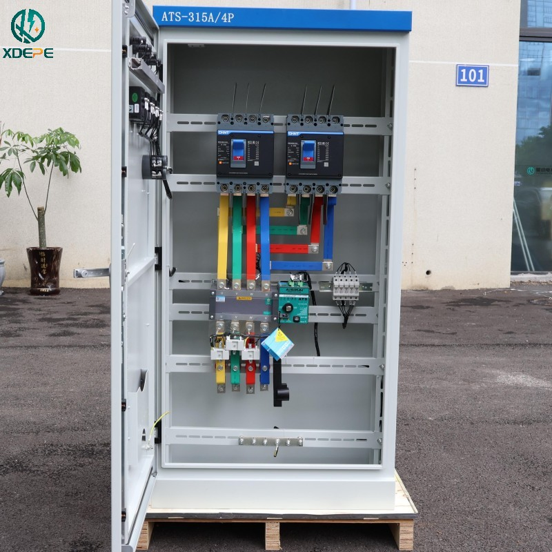 ATS Automation Control Panel 4p Automatic Transfer Switch Board for Industrial Use