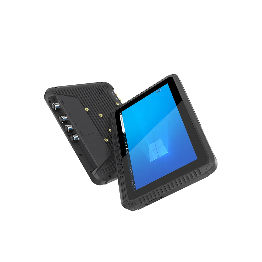 Rugged Vehicle Tablet PC NFC 8" PC Windows Tablet Real Waterproof
