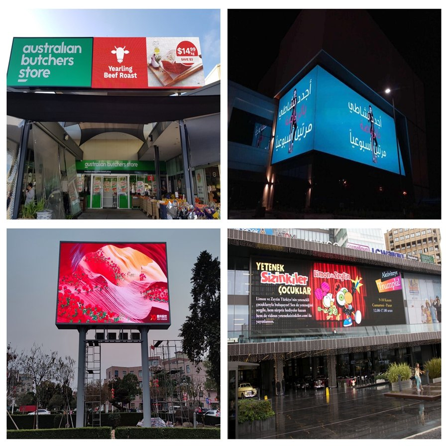 P2 Outdoor Giant High Brightness Advertising External LED Video Wall Display