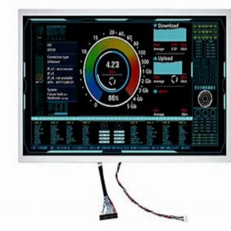 Panel Industrial Use 10 1" TFT LCD Color Touchscreen Display
