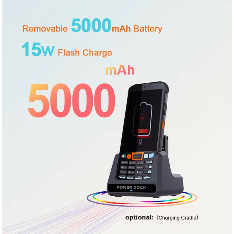 Handheld WiFi Barcode Scanner 4G Android Rugged Smart PDA Terminal