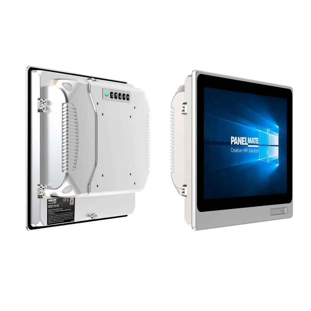 10.1 Inch Embedded Industrial Panel Touch Monitor IP65 Waterproof&Dustproof Resistive Touchscreen Industrial Display with RJ45 Idd-Link4