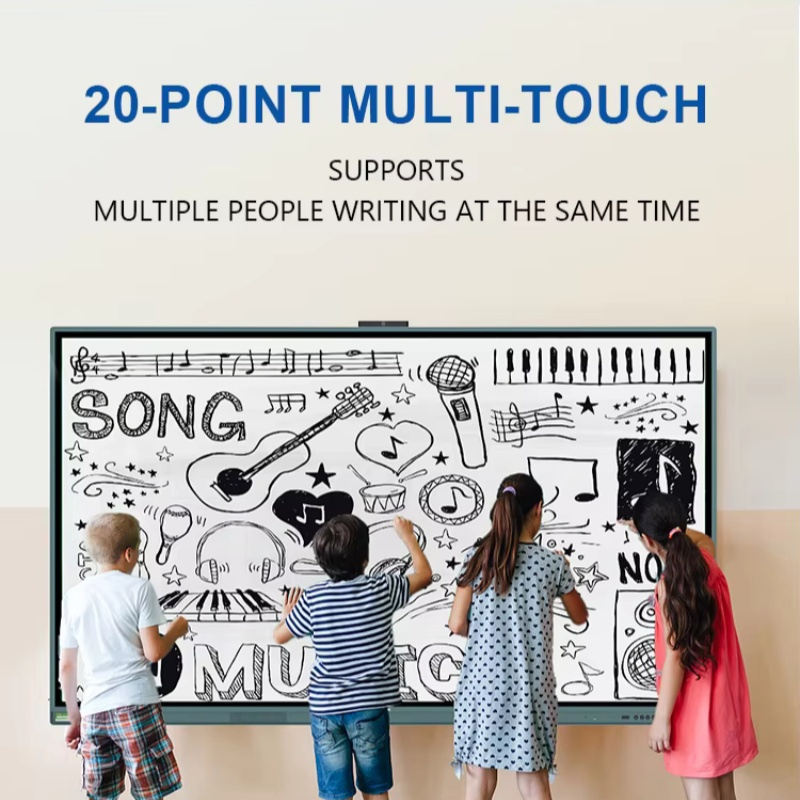 Smart Interactive Flat Panel Display with Android and Windows Features