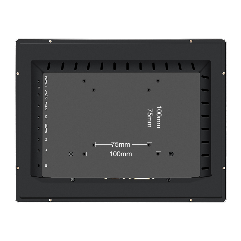 Factory 19" 19.2" Industrial Panel PC Computer with Wall Embedded IP65 Waterproof Fanless Aluminum Frame
