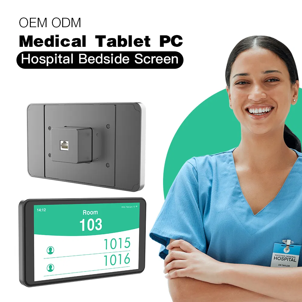 5.5'' 7'' 8'' 10.1 Inch Hospital Android Tablet Healthcare Tablet Patient Tablet with Wall Mount