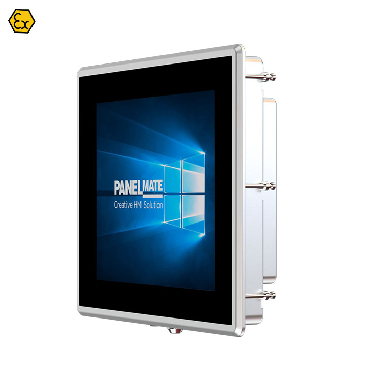 ATEX 12.1 Inch Industrial HMI Touch Panel All in One PC Codesys Fanless Ethercat Capacitive Touch Panel Explosion Proof Display Panel PC