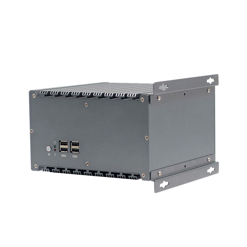 Piesia Rugged Fanless Mini Industrial PC I5 I7 2.5GB Nic Gateway with RS232 RS485 Gpio 4G LTE IoT Linux Embedded Computer