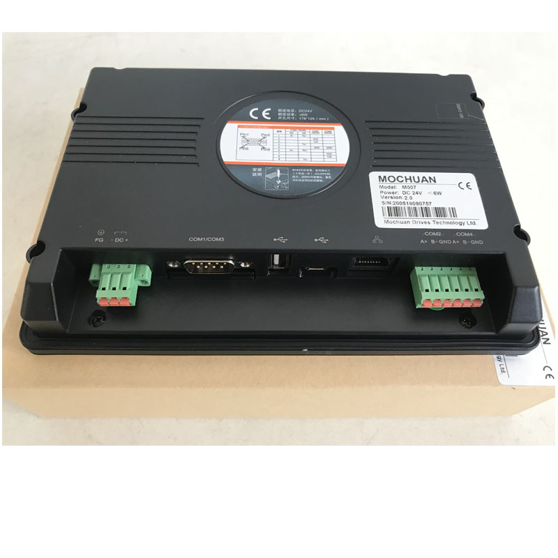 Mochuan HMI Industrial TFT LCD Modbus 7 Inch Human Machine Interface Touch Screen Panel Operator Ethernet