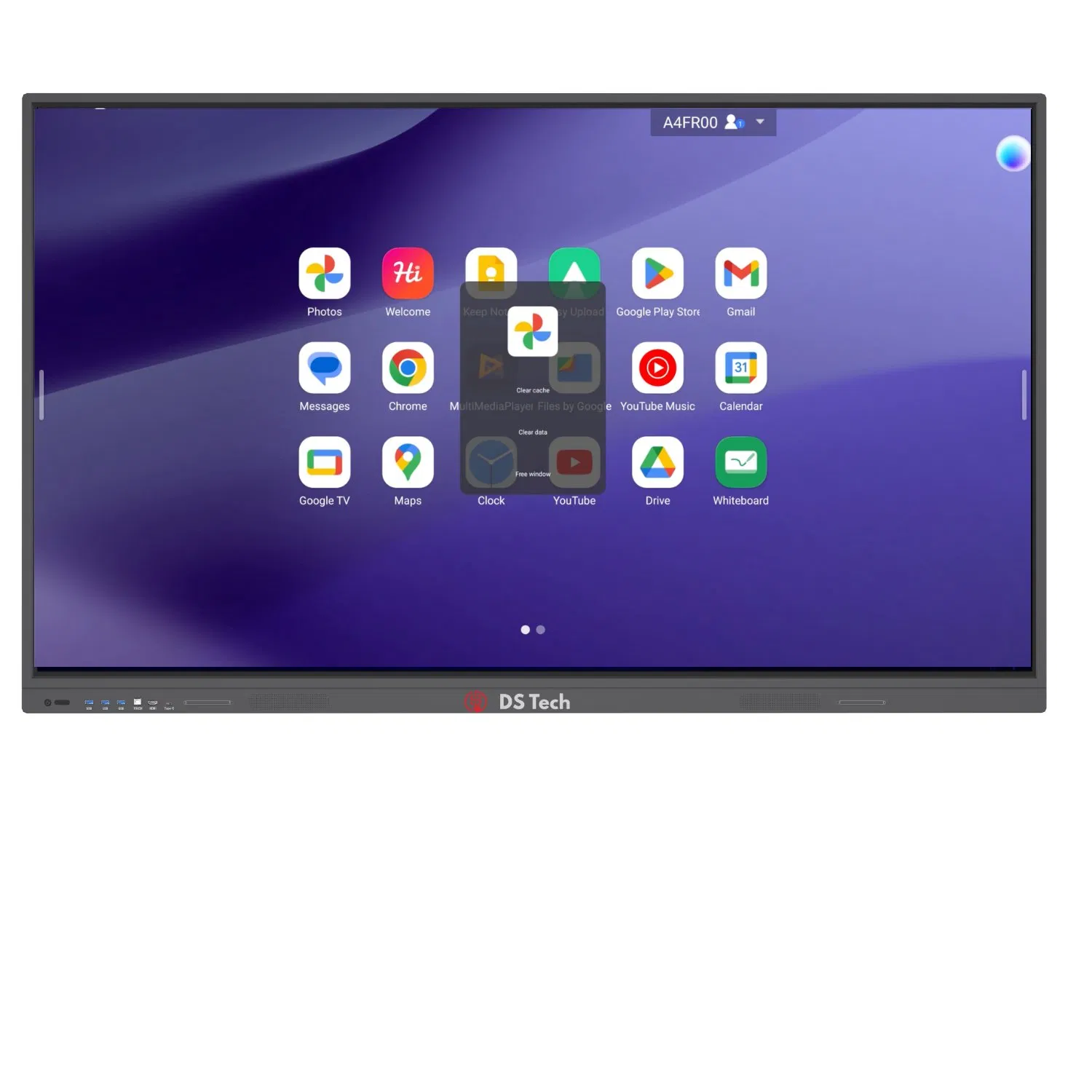 Free Google EDLA Certified &nbsp;Android 14.0 smart board Edutech 65 75 85 98 inch AI Interactive Flat Panel (IFPD)
