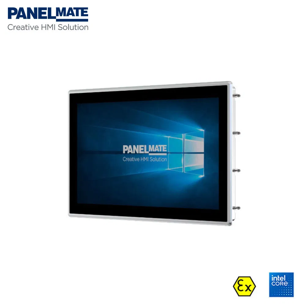 21.5 Inch IP65 Rugged Explosion-Proof Industrial Control Panel PC HMI PLC Kvm Extender Atex-Ex Control Panel PC Industrial PC All-in-One