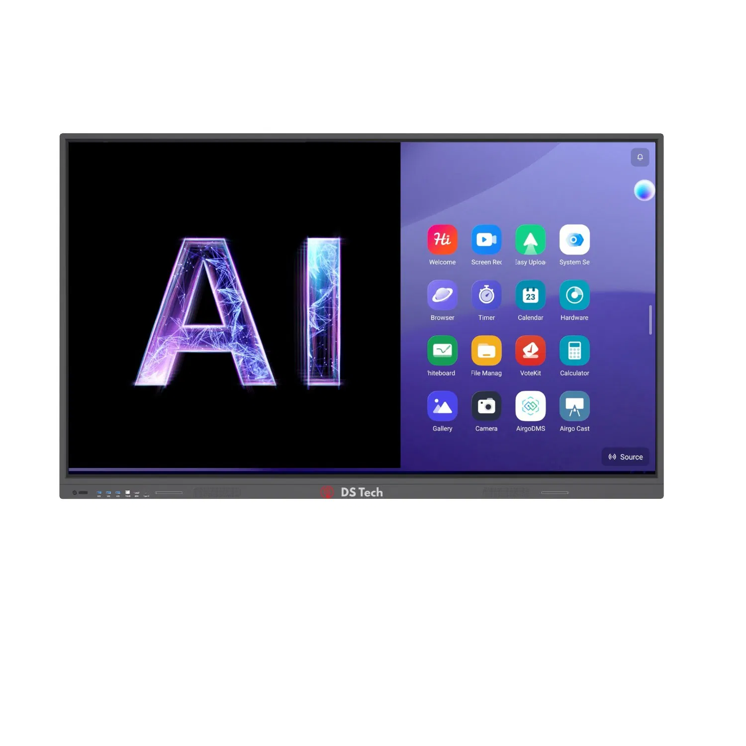 Free Google EDLA Certified &nbsp;Android 14.0 smart board Edutech 65 75 85 98 inch AI Interactive Flat Panel (IFPD)