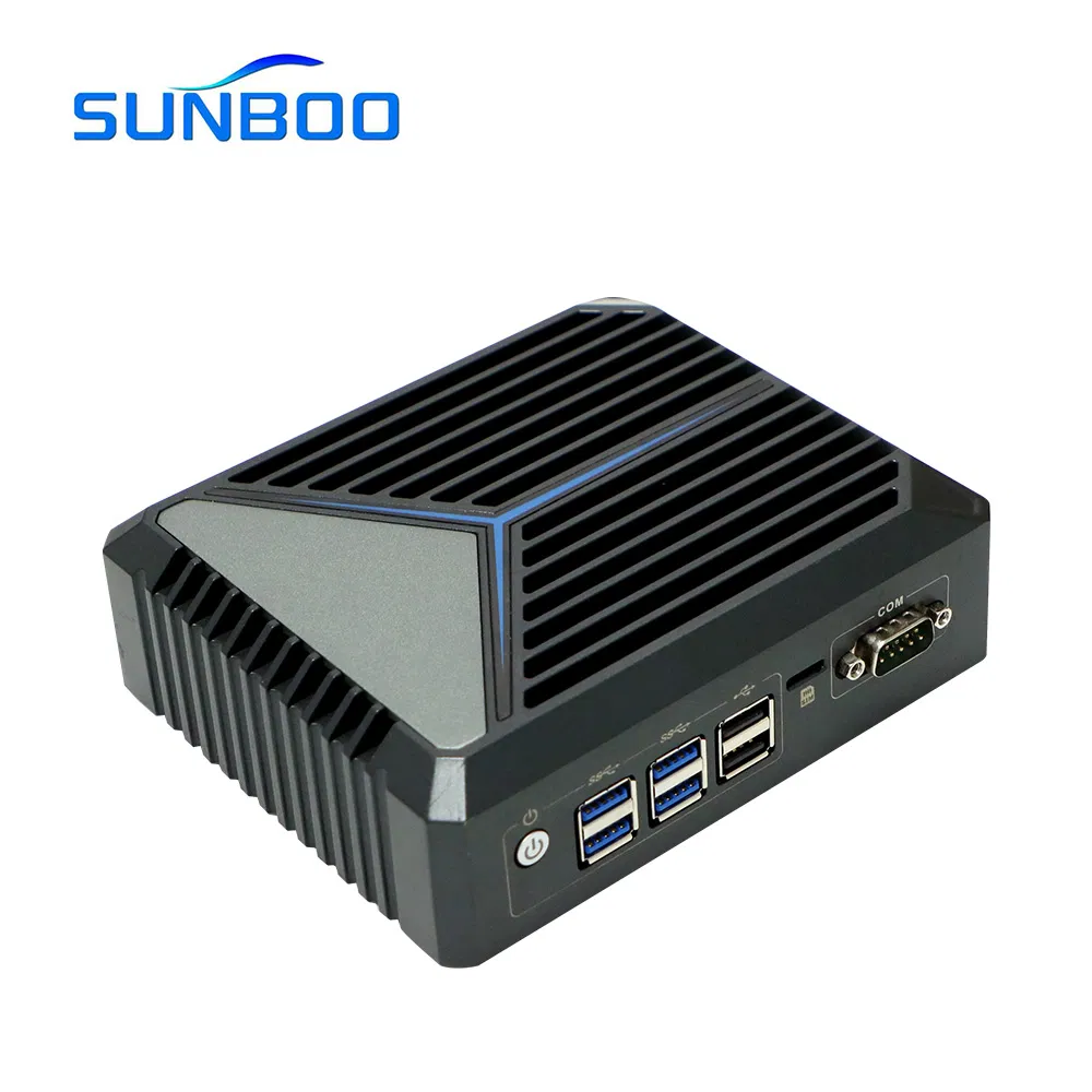 Embedded Fanless Industrial Mini Box Computer for Iiot with Intel J6412