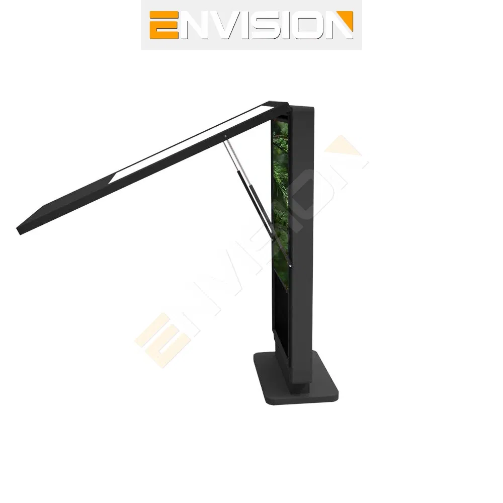 Outdoor LCD Digital Signage Display with HD and High Brightness and USB HDMI Camera