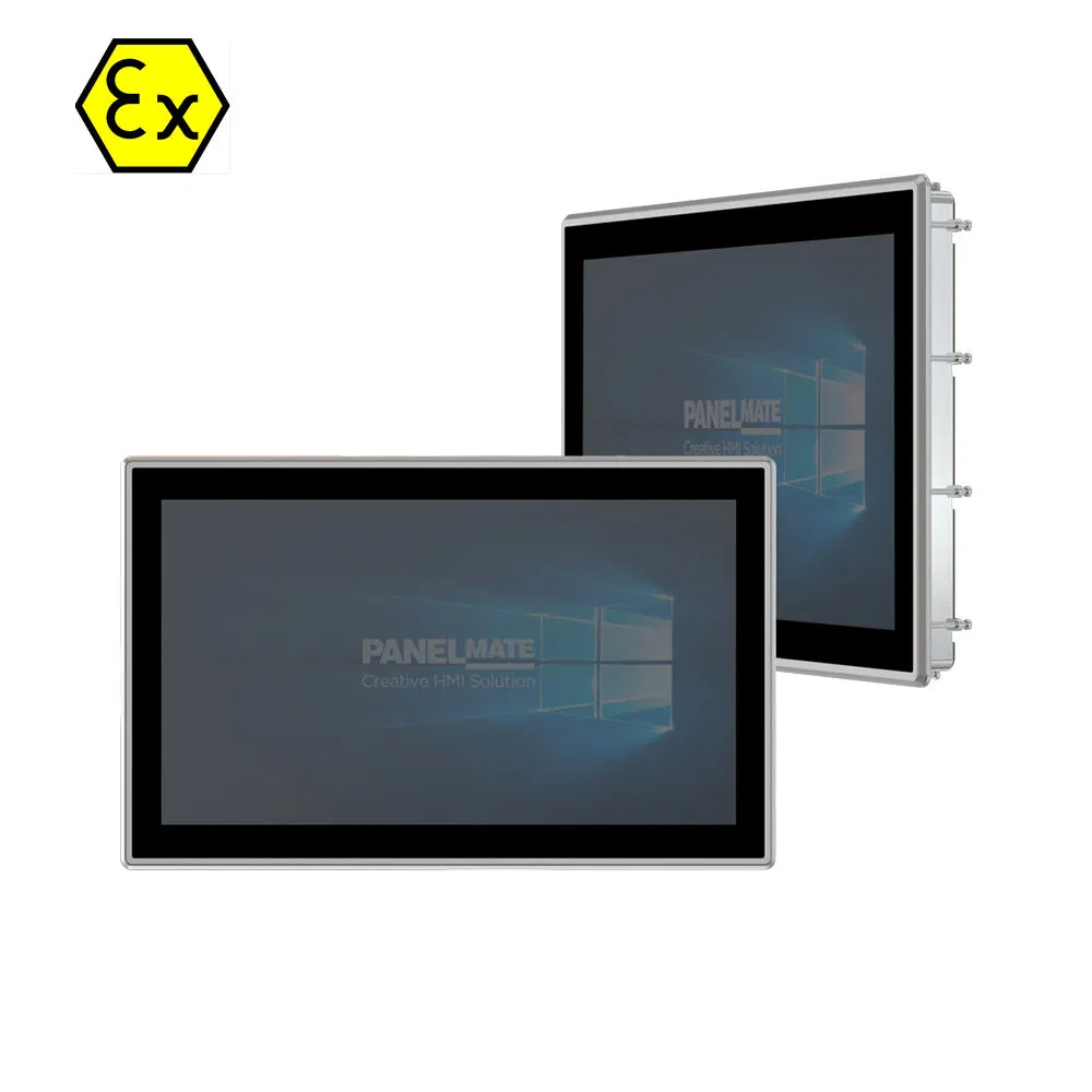 21.5 Inch IP65 Rugged Touch Screen 3855u Industrial Embedded Atex HMI Operation Panel PC
