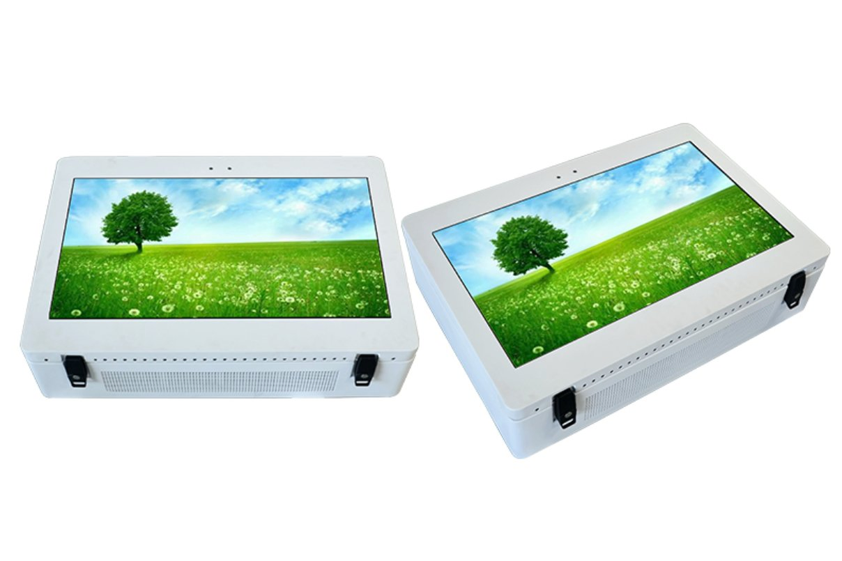 21.5-Inch Wall-Mounted Horizontal Screen LCD Panel Industrial Display Touchscreen Interactive Kiosk
