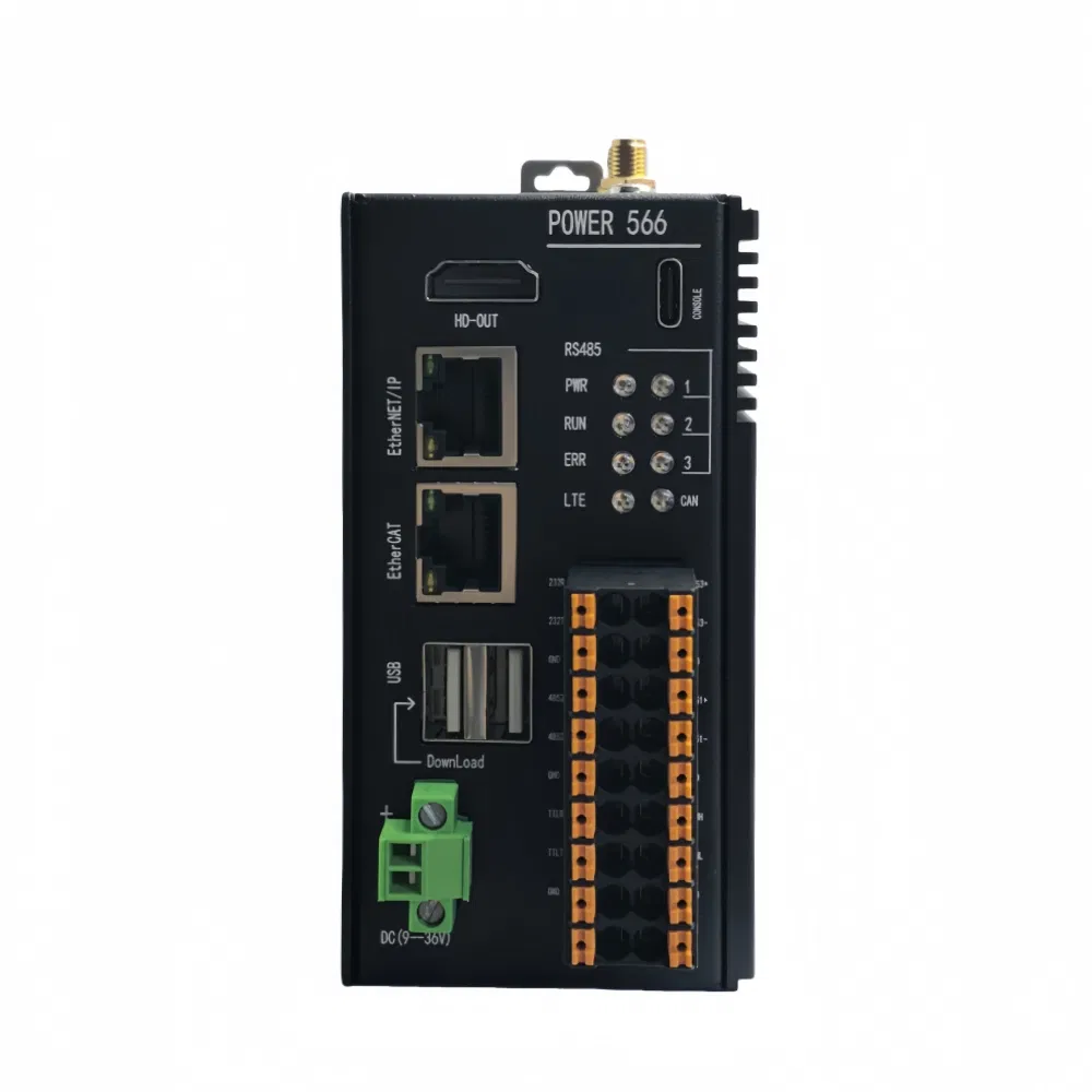 Open Source Ubuntu24.04 4G/WiFi/Di/Do/Ai/Ao Smart Edge Computing Gateway