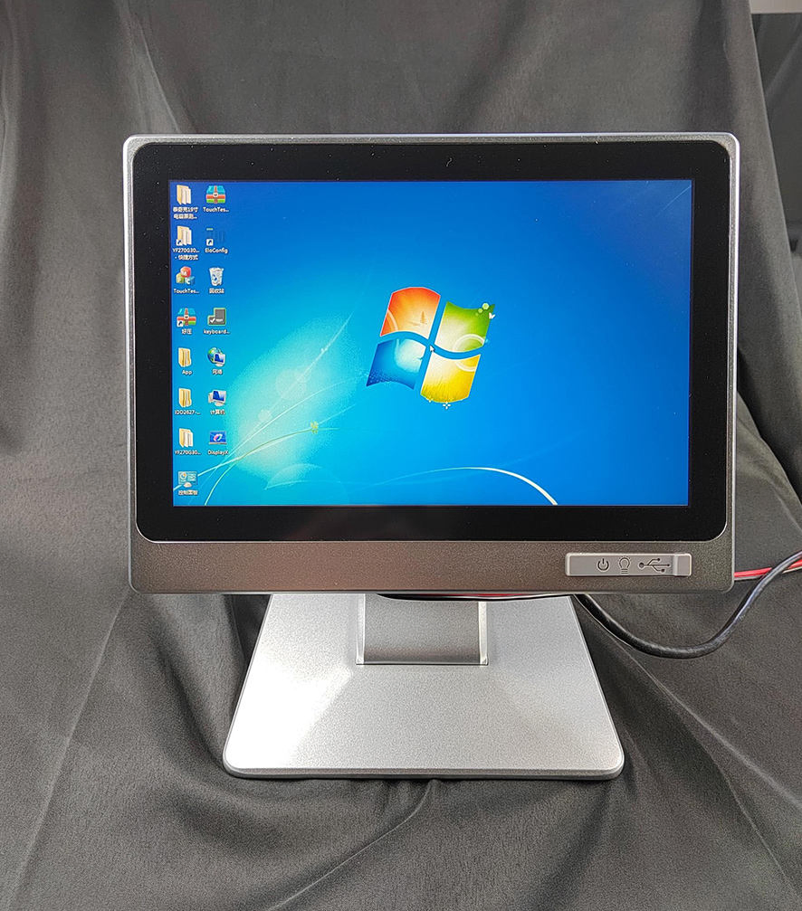 10.1 Inch Industrial Resistive Touchscreen Monitor IP65 Waterproof VGA Industrial LCD Embedded Resistive Touchscreen Display