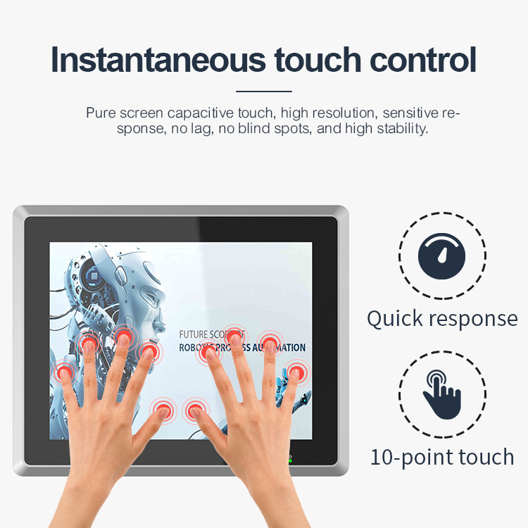 10.4 12.1 15 17 19 Inch Industrial All-in-One Computer Industrial Panel PC Touch Screen Rugged Computer