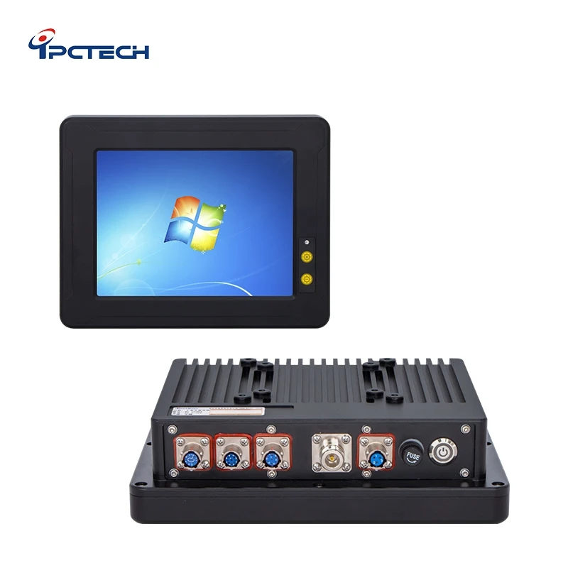 8.4 Inch Waterproof Embedded Fanless Industrial in-Vehicle Car Computer Win10 11/Linux Android for Intelligent Transportation