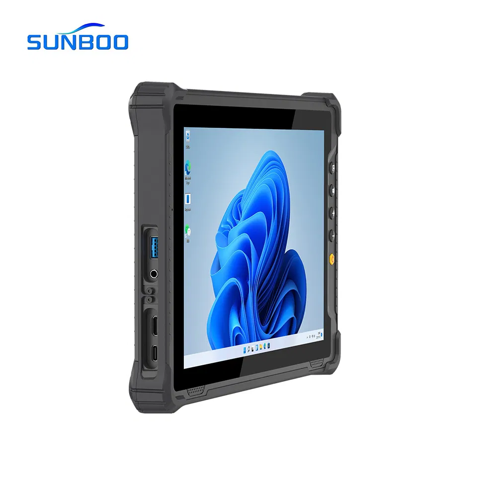 8″ Rugged Windows Tablet for Field Services with IP67 Removable Battery