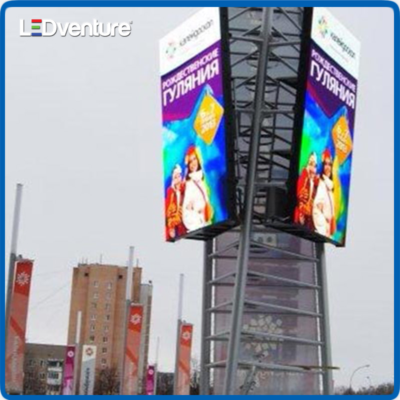 High Brightness Indoor Outdoor LED 3D Screen with P2.976 P3.91 P4.81 P6.67 P8 P10 P16 P20 Video Wall Billboards Advertising Panel Display for Media Facade