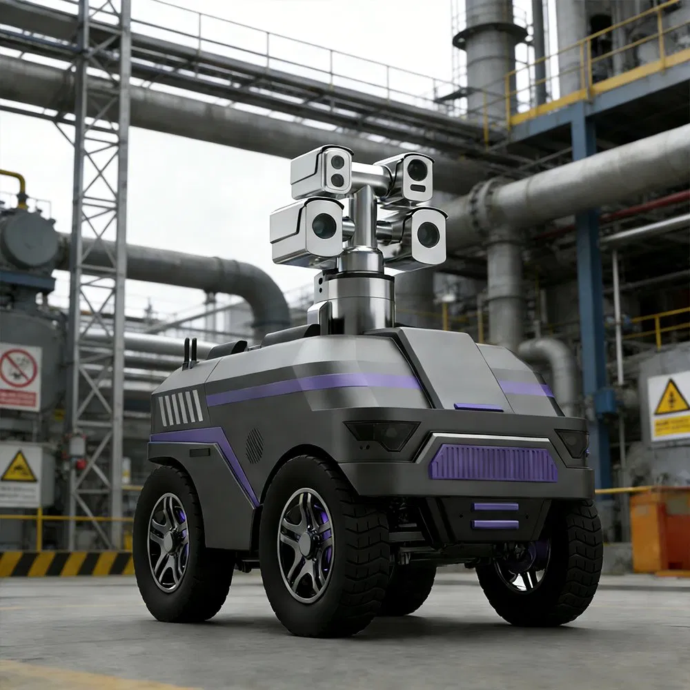 Wheeled Inspection Robot for Hazardous Areas Explosion-Proof Industrial, Oil &amp; Gas, Chemical Plants