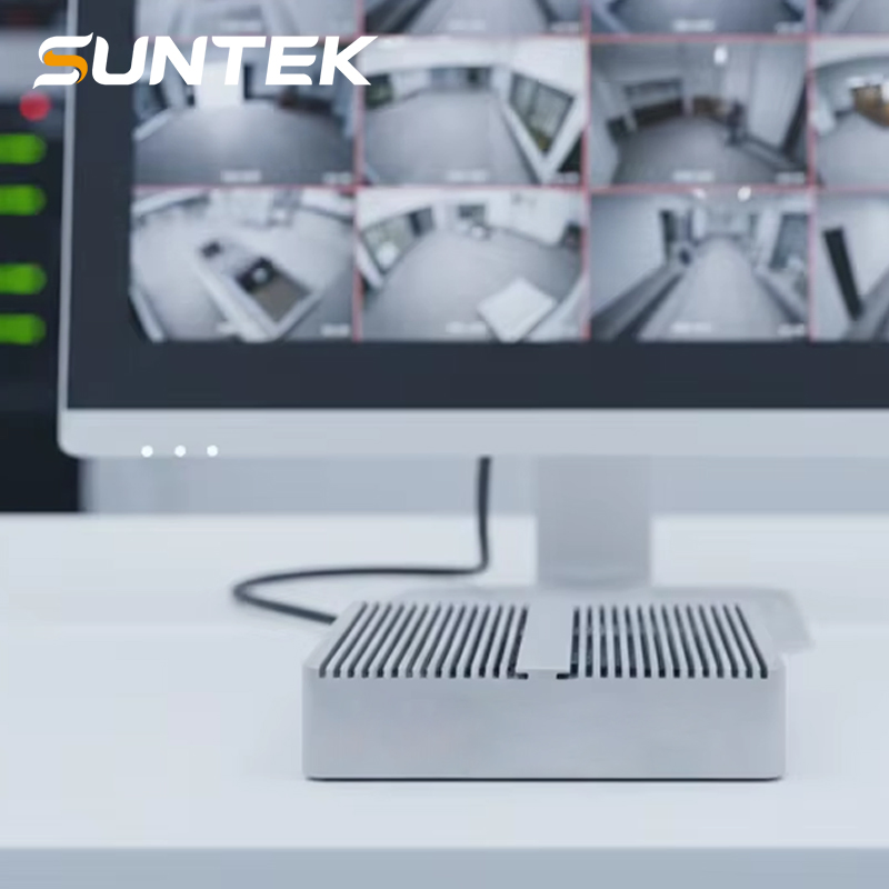 Suntek Fanless Industrial Mini PC Edge Ai Box Rk3588s Rugged Ipc for Automation &amp; Harsh Environments Wi-Fi/4G LTE, Android/Windows/Linux