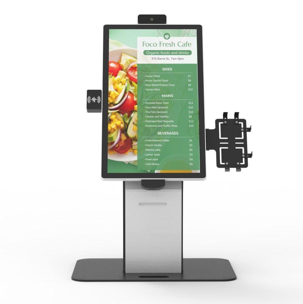 21.5 23.8 Inch Factory Supply Interactive Self Service Kiosk - Touch Screen Ordering &amp; Payment System