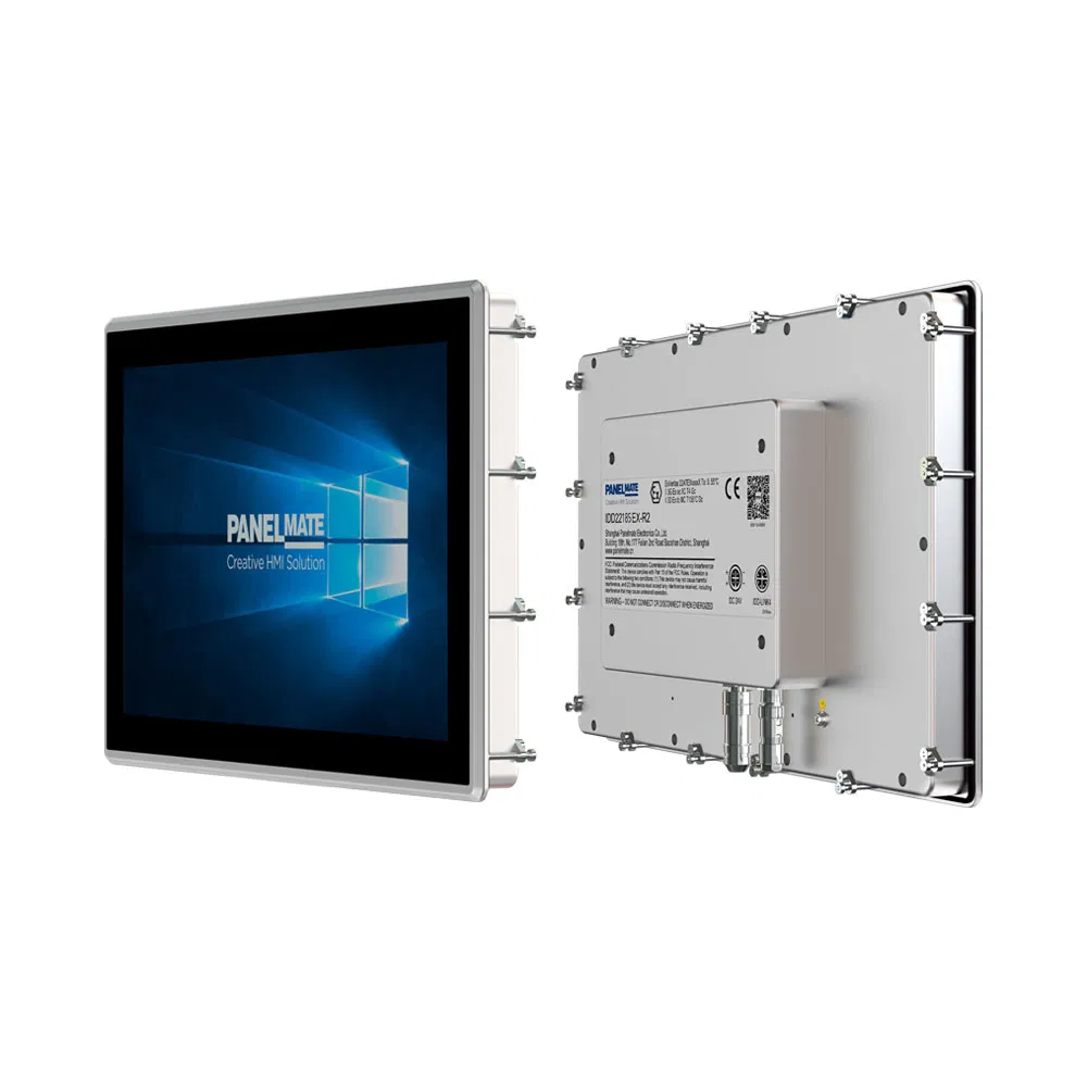 18.5 Inch IP65 Rugged Explosion-Proof HMI PLC Kvm Extender ATEX-Ex Control Industrial Panel All-in-One PC