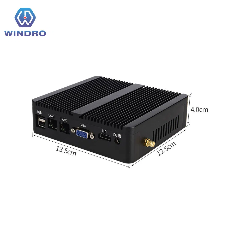 Ultra SSD Firewall Embedded Industrial Fanless Win Linux 7 10 11 Mini PC Computer Minipc Intel Core J1900 N100 I3 I5 I7 Mini PC/Computer