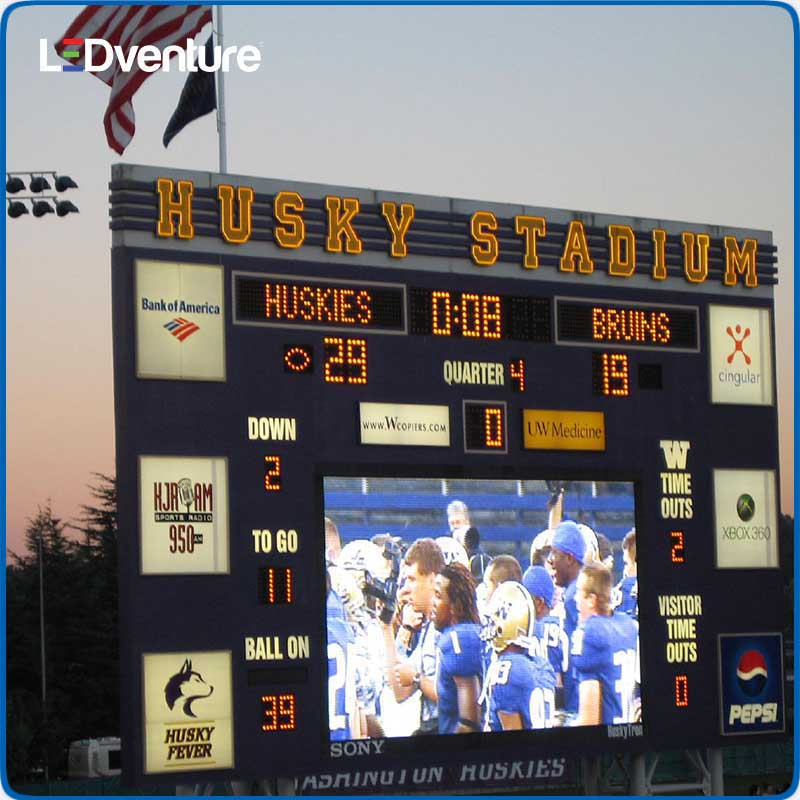 P3 P4 Outdoor Full Color LED Signs Fixed Board Display with High Brightness