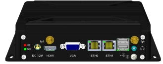 Industrial-Grade Fanless Edge Computing Gateway Aluminum Die-Casting Body J4125/J6412 Quad-Core 6*Serial+Dual Gigabit Ethernet 9-36V Wide Voltage