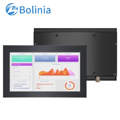Factory 7 / 8 / 9 Inch Industrial Metal Vehicle Computer HDMI Panel Industrial Mini Monitor PC with IPS Screen Wall Mounted