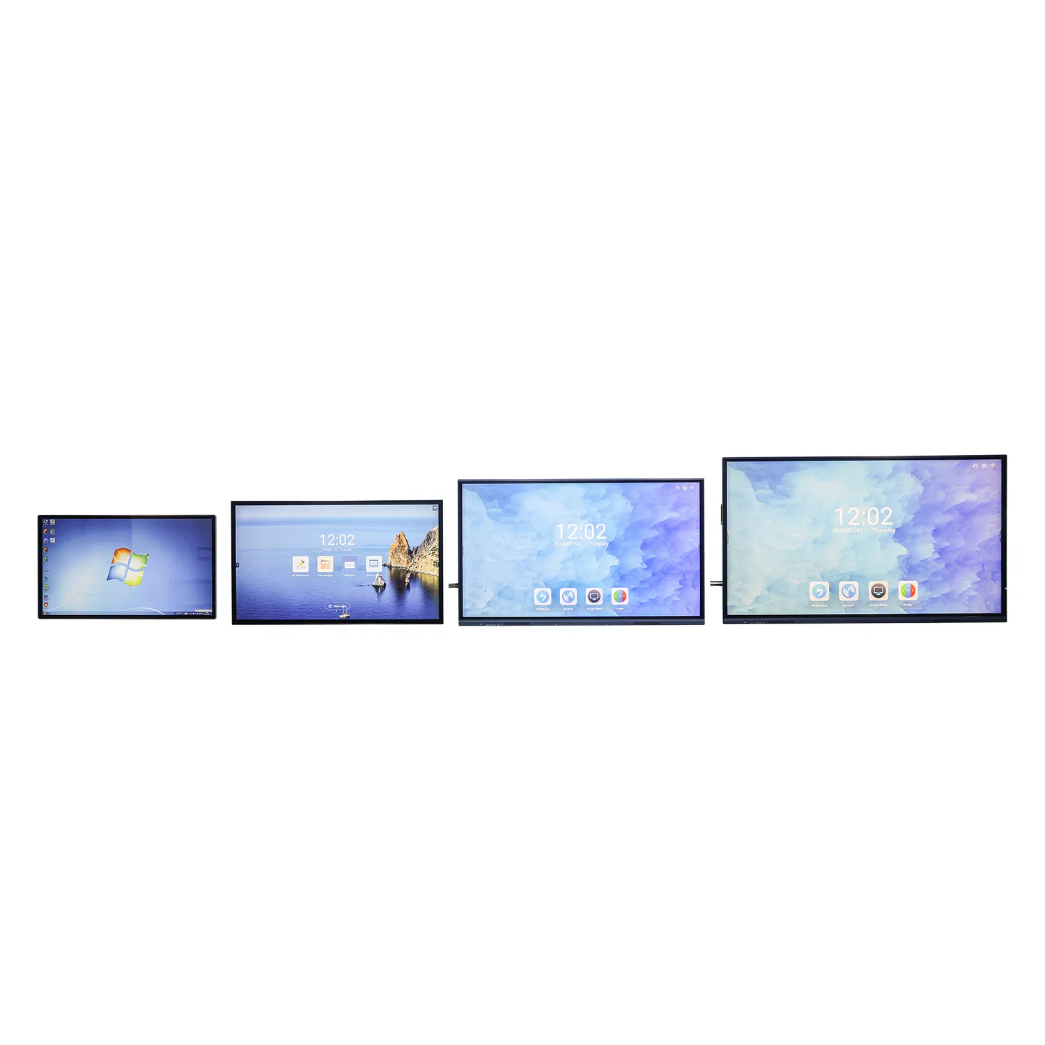 New 65 Inch Multi Infrared LED Touch Computer Touch Interactive Flat Smart Board Conference Wall Mounted Whiteboard Display LCD Miboard V14. V2 Screen Panel