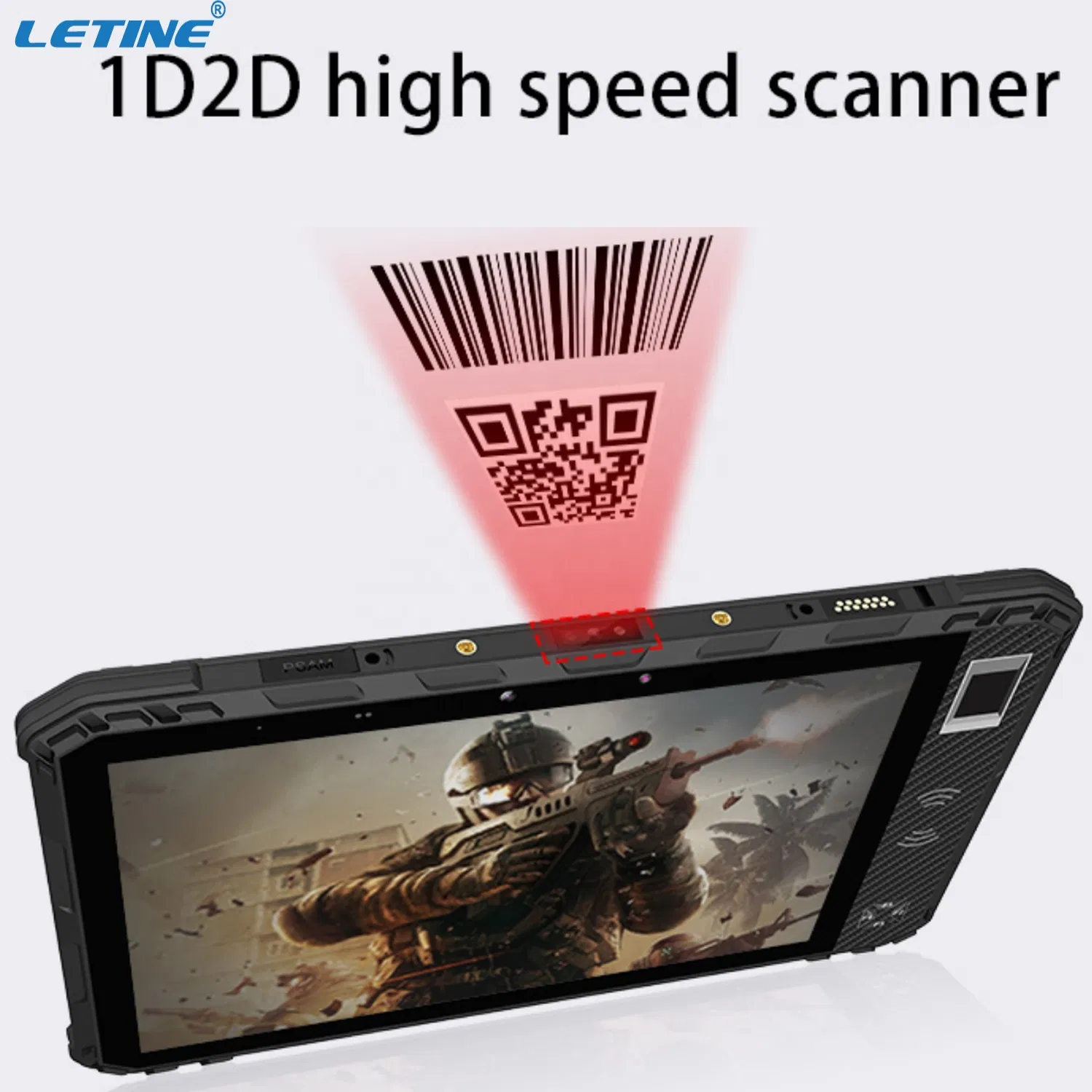 Touch Screen Waterproof Rugged Tablet for Outdoor Field Work and Logistics