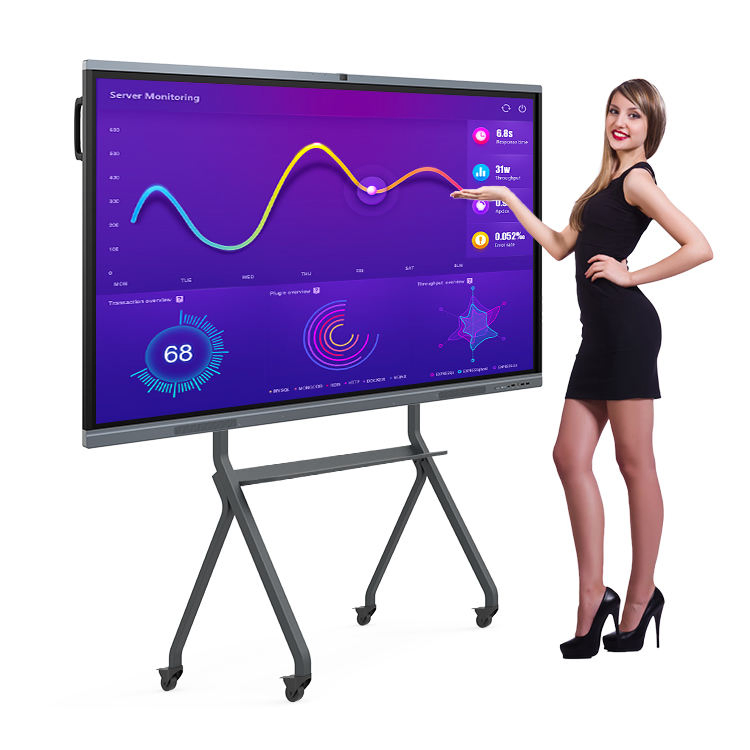 Touch Computer Touch Interactive Flat Panel Smart Board Miboard Kiosk Conference Meeting Whiteboard Display LCD Screen with LCD TV
