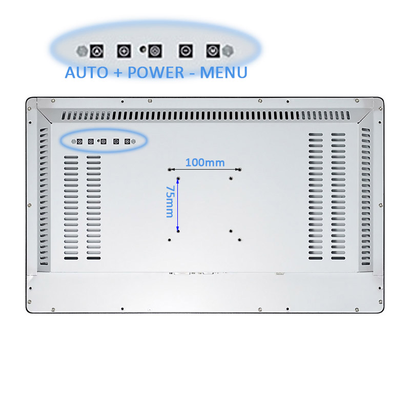 HD Touch Monitor 21.5" Medical Industrial Panel PC 21.5inch LCD Display Open Frame Vending Machine Computer Products Self Service Kiosk 4K Touchscreen