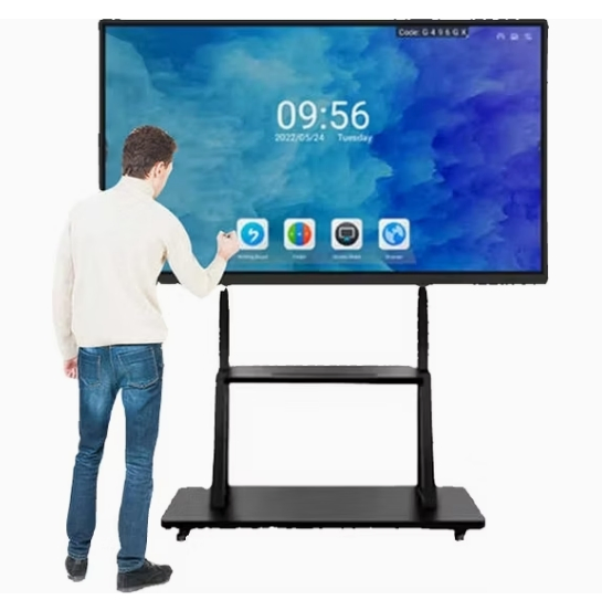 Touchscreen Classroom Touch Board 75 Inch Android 14 Interactive Flat Panel Smart Board