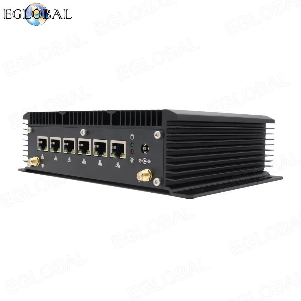 Eglobal Rugged Industrial Mini Router Mini PCS Intel Core I3 I5 I7 Desktop Computer for Internet Cafes Network Server Monitor
