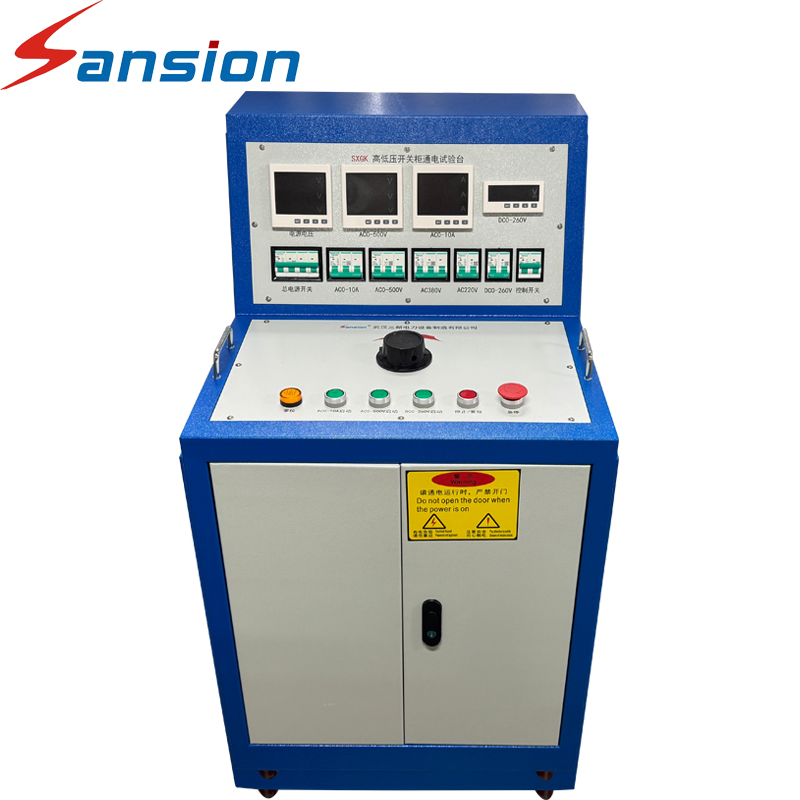 High and Low Voltage Switchgear Test System Power Switch Cabinet Test Bench