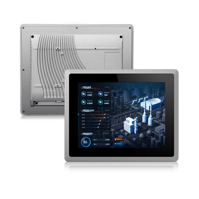 IP65 Waterproof Front Bezel Windows 10 I3 4G 64G Capacitive Touchscreen Fanless Industrial HMI Panel PC