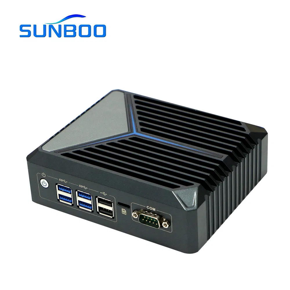 Embedded Fanless Industrial Mini Box Computer for Iiot with Intel J6412