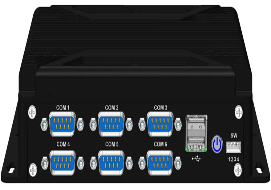 Industrial Fanless Gateway Side