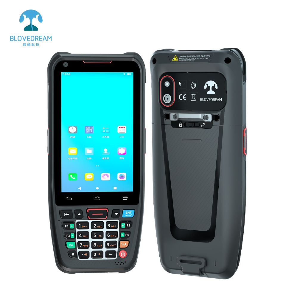 Blovedream N40 Factory 4 Inch Android Honeywell Scanner Handheld Terminal with Barcode Reader NFC WiFi Rugged PDA