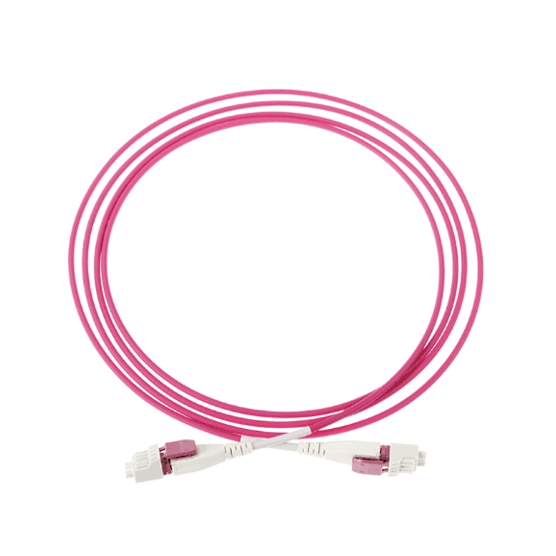 LC/Upc to LC/Upc Polarity Reversible Om3 Om4 Uniboot Duplex Patch Cord