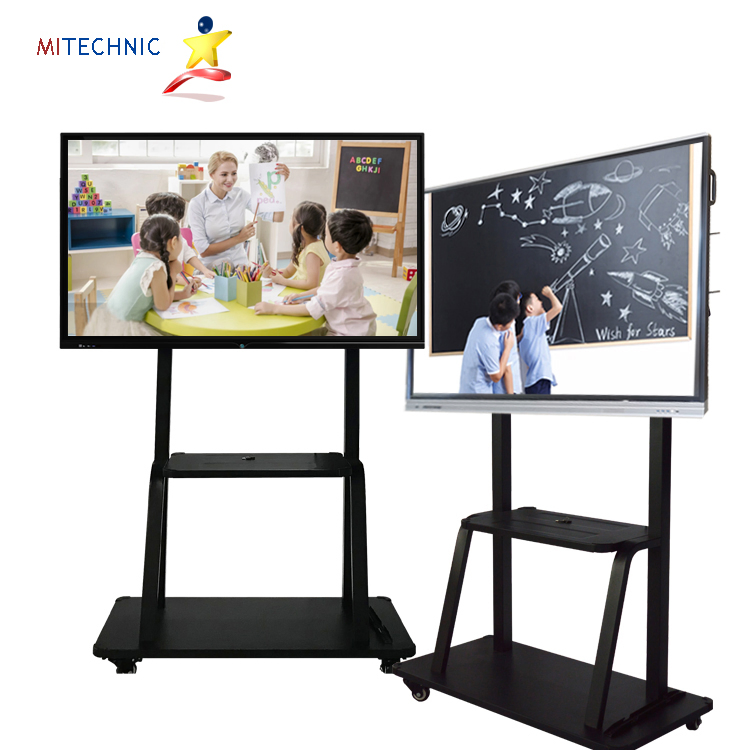 Hot Selling Factory Ifp Touch Panel LCD Displays Interactive Built-in 13million Pixe Video Conference Smart Board with Google Player Flat Panel Monitor