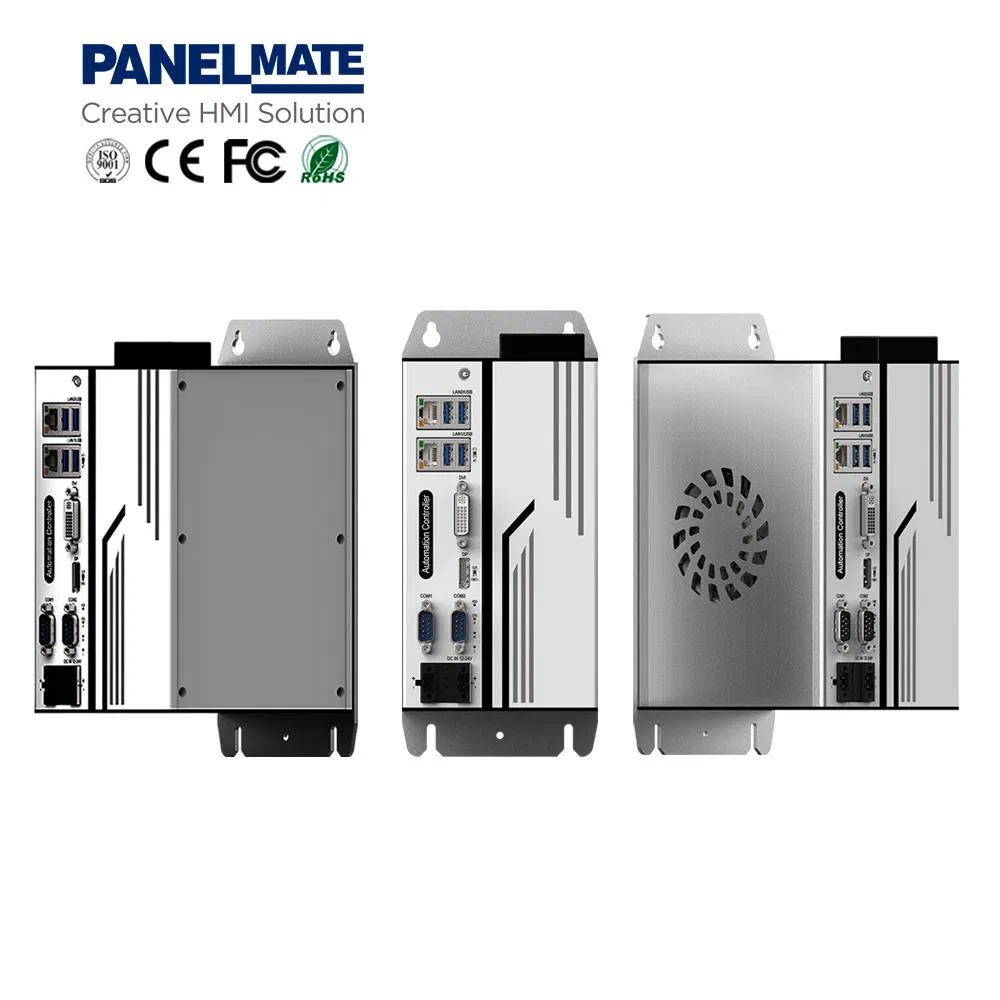 Industrial Mini PC CPU G4400 RAM 4G SSD 128g Book PC Iot Gateway Cabinet Controller Codesys Rte with Softmotion